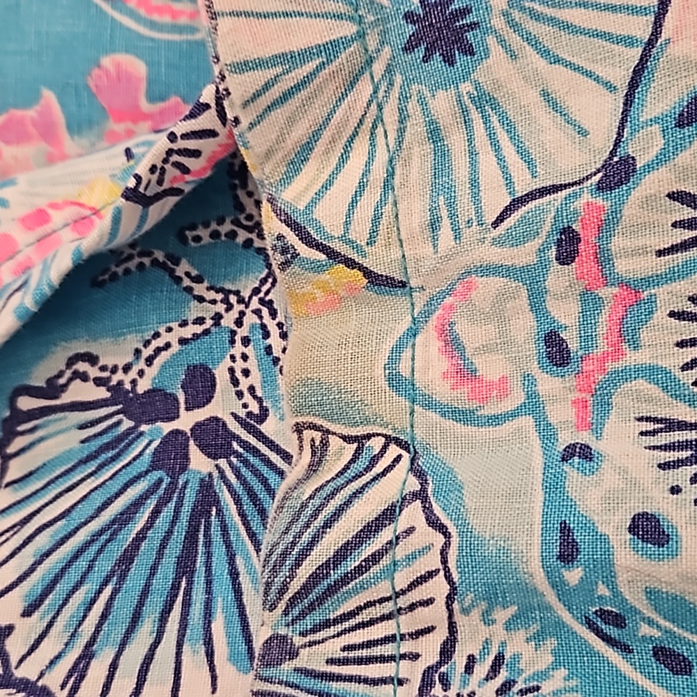 EUC Lily Pulitzer "The Beach pant" 2 pair - Picture 8 of 14